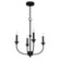 Southcrest Four Light Chandelier in Matte Black (47|19638)