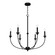 Southcrest Six Light Chandelier in Matte Black (47|19634)