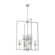 Kerrison Eight Light Foyer Pendant in Brushed Nickel (47|19543)