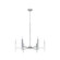 Sunjai Six Light Chandelier in Brushed Nickel (47|19518)