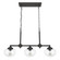 Saddle Creek Three Light Linear Chandelier in Noble Bronze (47|19491)