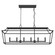 Laurel Ridge Six Light Linear Chandelier in Natural Black Iron (47|19077)