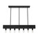 Donelson Seven Light Linear Chandelier in Natural Black Iron (47|19057)