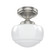 Saddle Creek One Light Flush Mount in Brushed Nickel (47|19048)