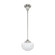Saddle Creek One Light Pendant in Brushed Nickel (47|19026)