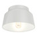 Cranbrook One Light Flush Mount in Dove Grey (47|19022)