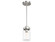 Devon Park One Light Pendant in Brushed Nickel (47|19009) Devon Park One Light Pendant in Brushed Nickel (47|19009)