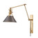 Metal No.2 One Light Swing Arm Wall Sconce in Aged/Antique Distressed Bronze (70|MDS953ADB)