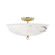 Somerset LED Semi Flush Mount in Aged Brass (70|MDS810AGB)