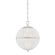 Sphere No. 3 One Light Pendant in Polished Nickel (70|MDS800PN)