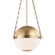 Sphere No.2 Two Light Pendant in Aged Brass (70|MDS750AGB)
