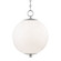Sphere No.1 One Light Pendant in Polished Nickel (70|MDS701PN)