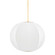 Jupiter One Light Pendant in Aged Brass (70|KBS1744701SAGB)