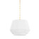 Debi One Light Pendant in Aged Brass (70|BKO501AGB)