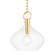 Lina One Light Large Pendant in Aged Brass (70|BKO253AGB)