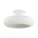 Annie One Light Semi Flush Mount in Aged Brass (70|BKO1200AGBCWL)