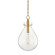 Ivy LED Pendant in Aged Brass (70|BKO102AGB)