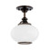 Canton One Light Semi Flush Mount in Old Bronze (70|9809FOB)