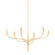 Labra Six Light Chandelier in Vintage Gold Leaf (70|9606VGL)