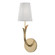 Deering One Light Wall Sconce in Aged Brass (70|9401AGB)