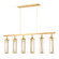 Marley Six Light Island Pendant in Aged Brass (70|9146AGB)