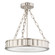 Middlebury Three Light Semi Flush Mount in Polished Nickel (70|901PN)