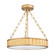 Middlebury Three Light Semi Flush Mount in Aged Brass (70|901AGB)