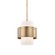 Corinth One Light Pendant in Aged Brass (70|8611AGB)