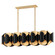 Banks 12 Light Island Pendant in Gold Leaf (70|8546GLBK)