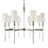 Amherst Eight Light Chandelier in Polished Nickel (70|8518PN)