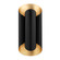 Banks Two Light Wall Sconce in Gold Leaf (70|8500GLBK)