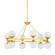 Grafton LED Chandelier in Aged Brass (70|8236AGB)