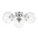 Abbott Three Light Semi Flush Mount in Polished Nickel (70|8025PN)