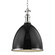 Viceroy One Light Pendant in Black/Polished Nickel (70|7718BPN)