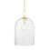 Belleville One Light Pendant in Aged Brass (70|7514AGB)