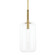 Lenox Hill One Light Pendant in Aged Brass (70|6911AGB)