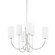 Harlem Six Light Chandelier in Polished Nickel (70|6828PN)