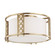 Infinity Three Light Flush Mount in Aged Brass (70|6710AGB)