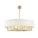 Durham Eight Light Island Pendant in Aged Brass (70|6539AGB)