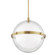 Northport One Light Pendant in Aged Brass (70|6522AGB)