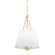 Burdett Four Light Pendant in Aged Brass (70|6415AGB)