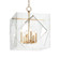 Travis Eight Light Chandelier in Aged Brass (70|5920AGB)