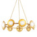 Glimmer LED Chandelier in Aged Brass (70|5359AGB)