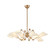 Buckingham Eight Light Chandelier in Aged Brass (70|5308AGB)