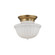 Dutchess One Light Flush Mount in Aged Brass (70|5009FAGB)