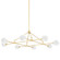 Andrews LED Chandelier in Aged Brass (70|4846AGB)