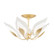Blossom Five Light Semi Flush Mount in Gold Leaf (70|4805GL)
