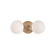 Fleming LED Bath Bracket in Aged Brass (70|4742AGB)