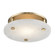 Croton LED Flush Mount in Aged Brass (70|4712AGB)