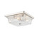 Hines Three Light Flush Mount in Polished Nickel (70|4710PN)